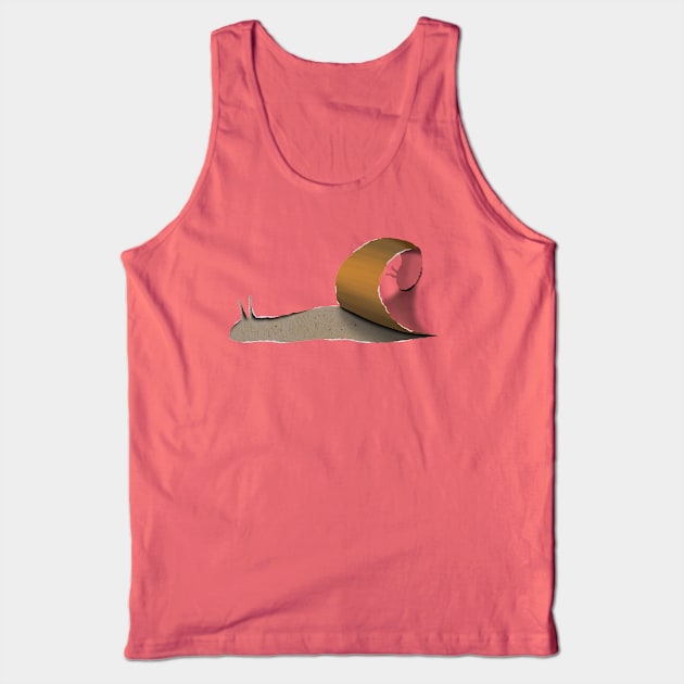 snail Tank Top by gazonula